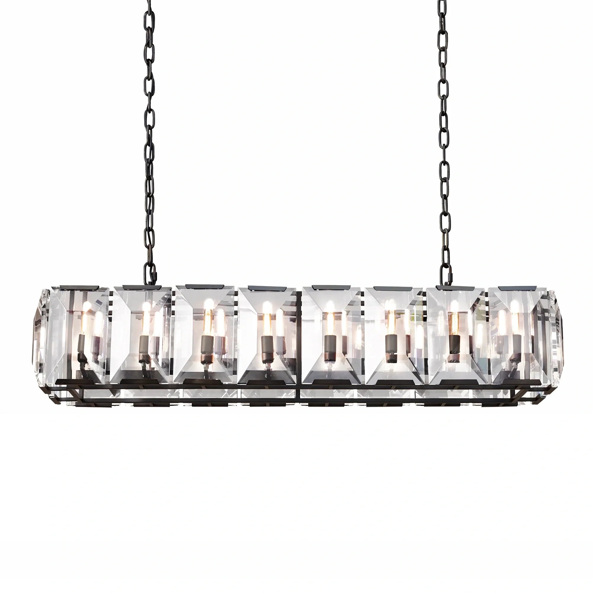 Carlow Crystal Rectangular Chandelie