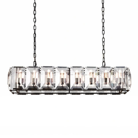 Carlow Crystal Rectangular Chandelie