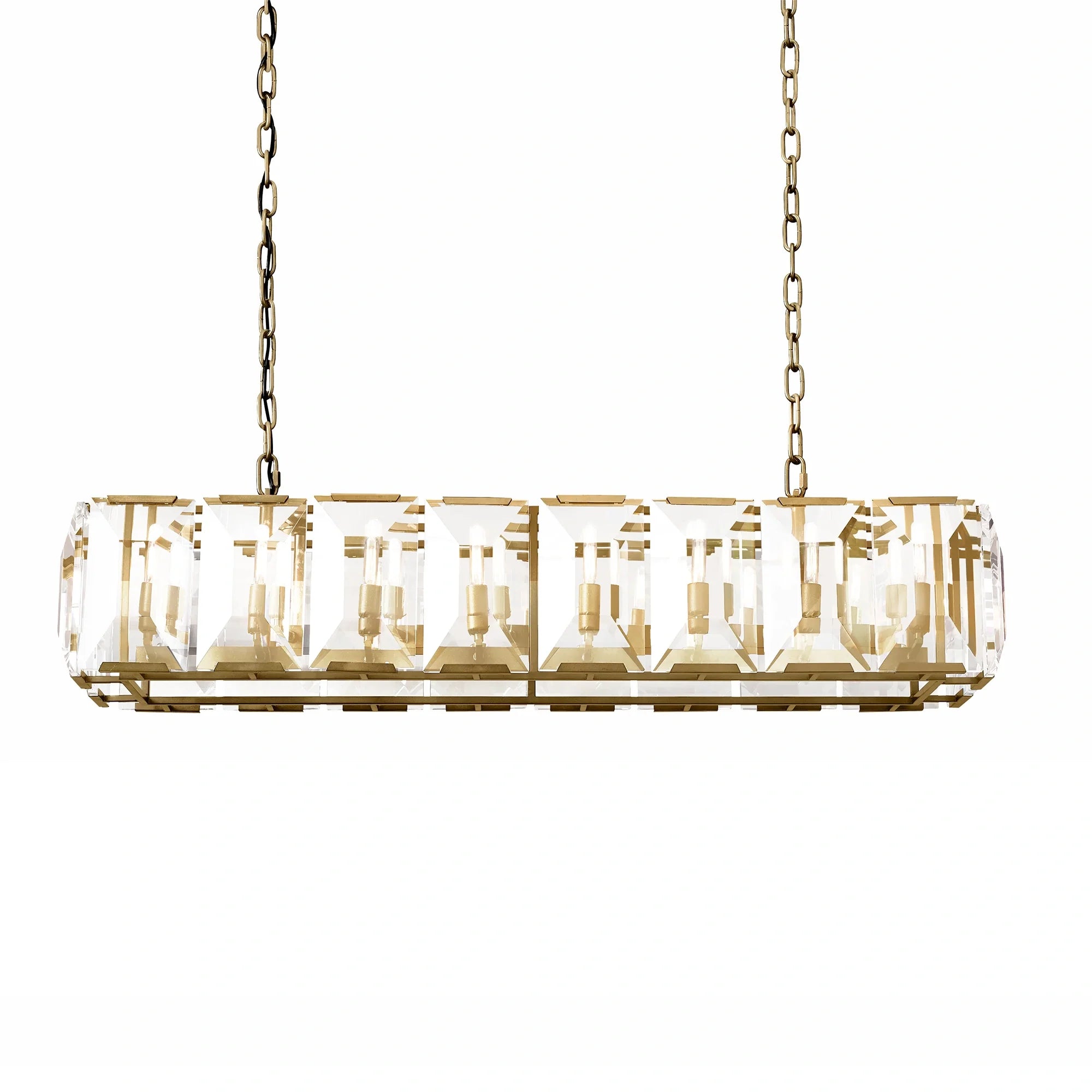 Carlow Crystal Rectangular Chandelie