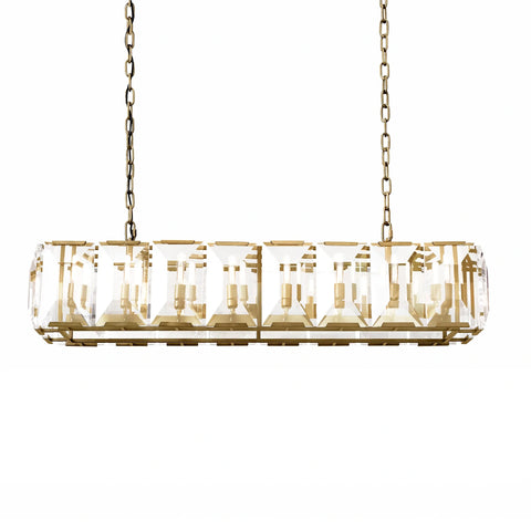 Carlow Crystal Rectangular Chandelie