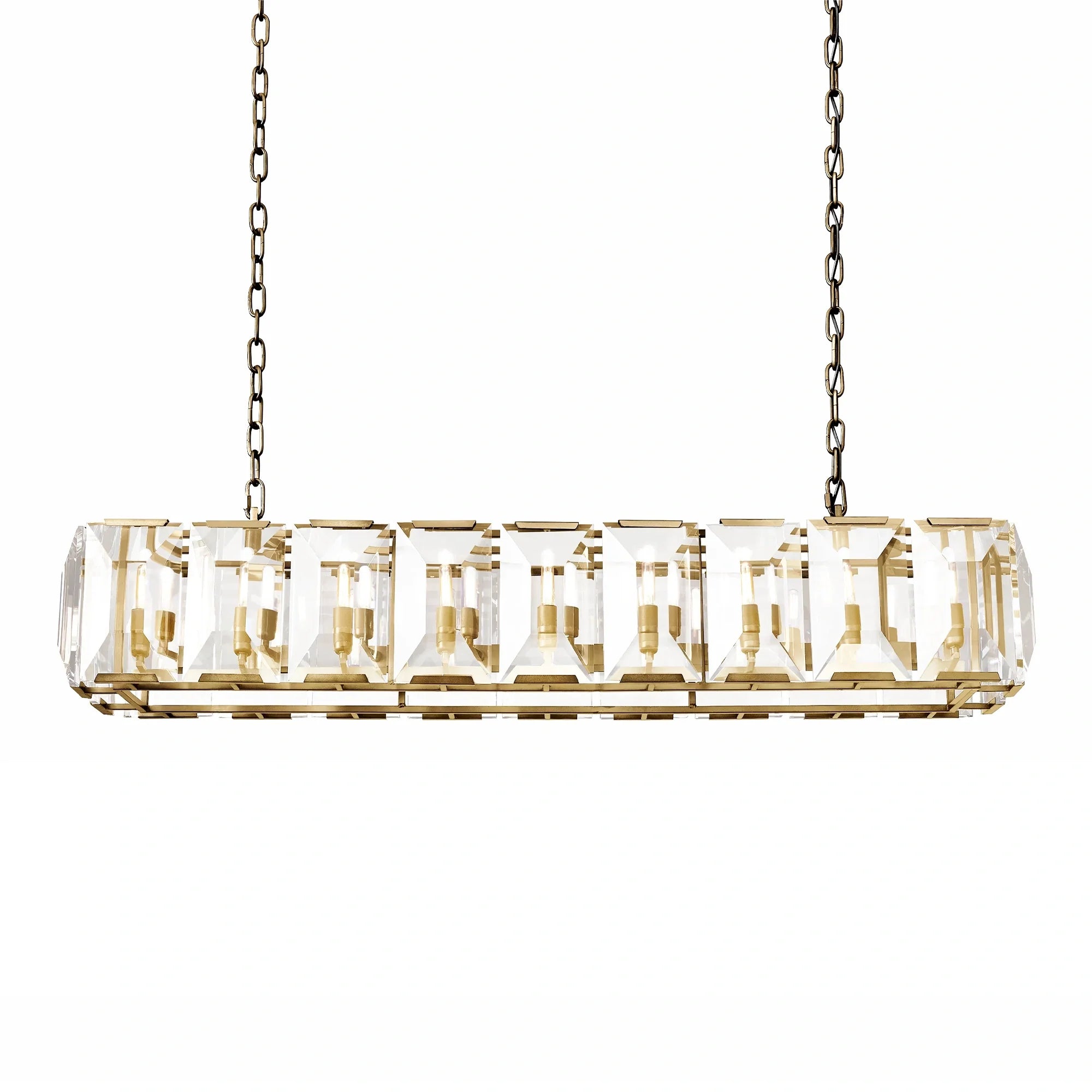 Carlow Crystal Rectangular Chandelie