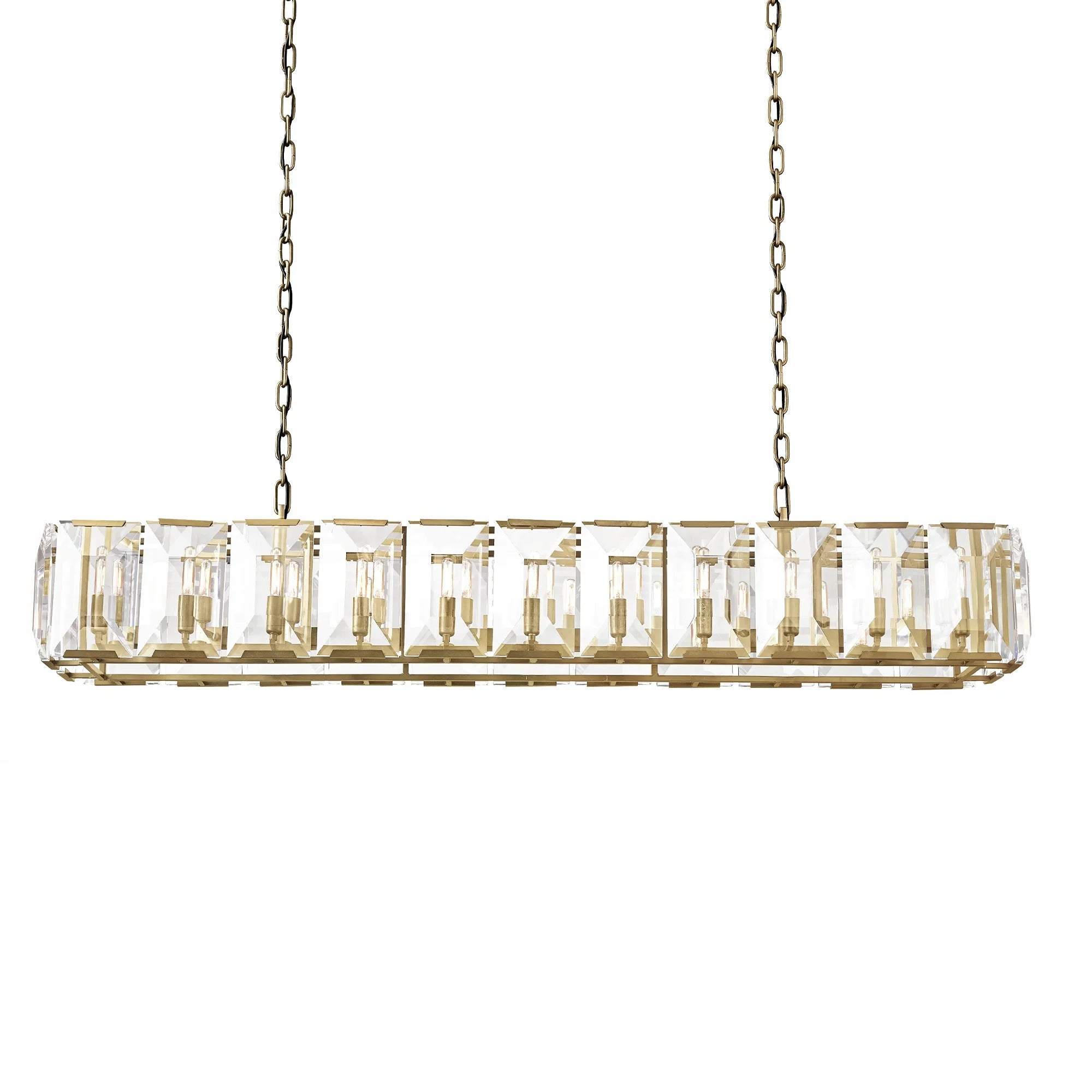 Carlow Crystal Rectangular Chandelie
