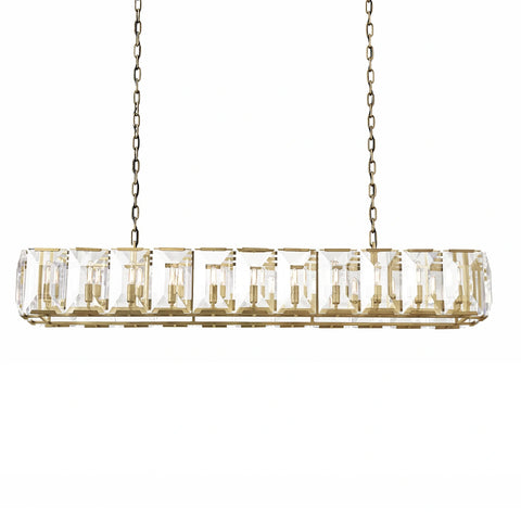 Carlow Crystal Rectangular Chandelie
