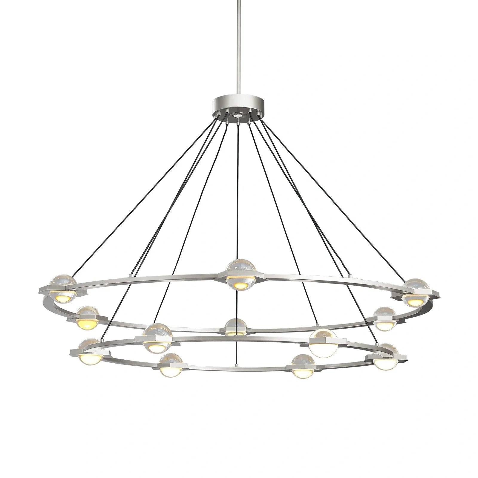 Éclatano 2-Tier Round Chandelier