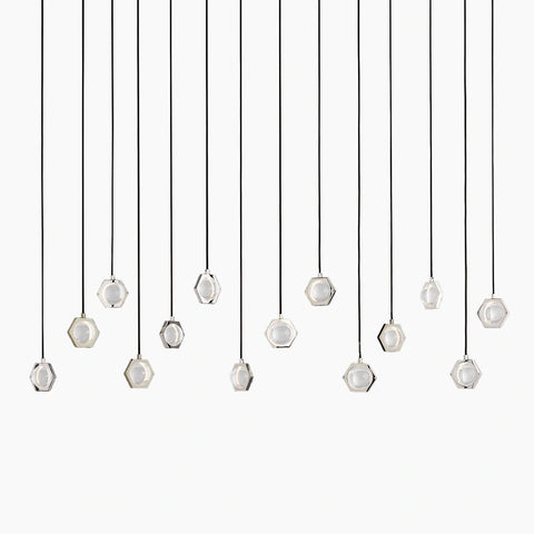 Éclatano Crystal Ball Linear Chandelier