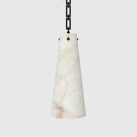 Contemporary Lucca Alabaster Pendant Light For Kitchen Island, Living Room