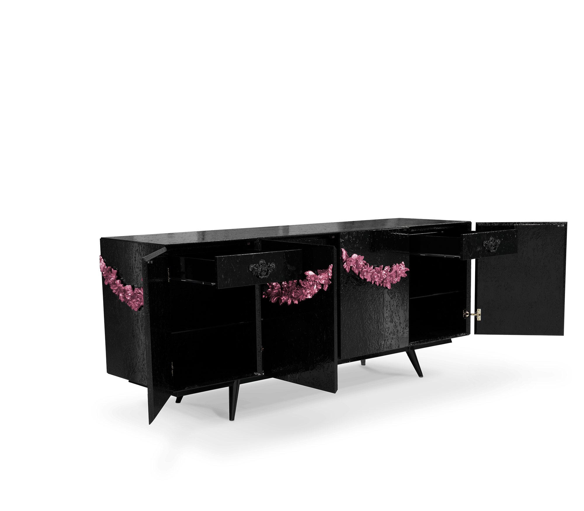 Black Sideboard Buffet Cabinet
