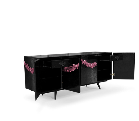 Black Sideboard Buffet Cabinet