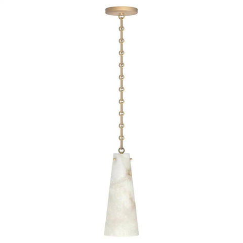 Contemporary Lucca Alabaster Pendant Light For Kitchen Island, Living Room