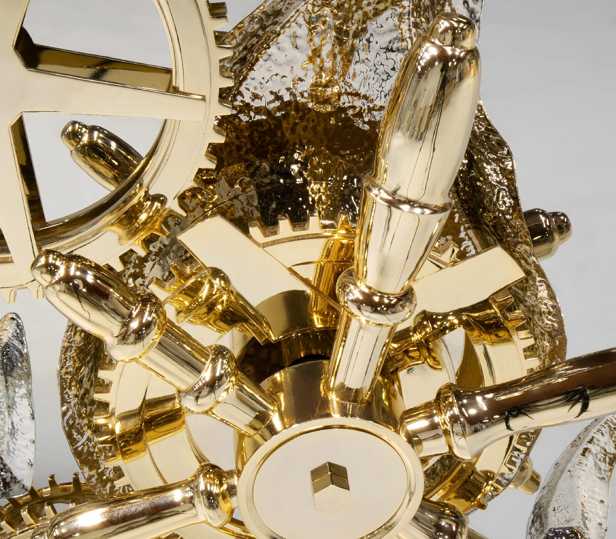 Collectible Vault Safe with Gold-Plated Finish and Secret