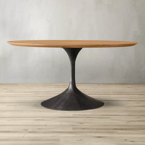 Aero Wood Round Dining Table