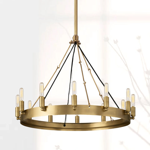 Camilio Vintage Filament Round Chandelier