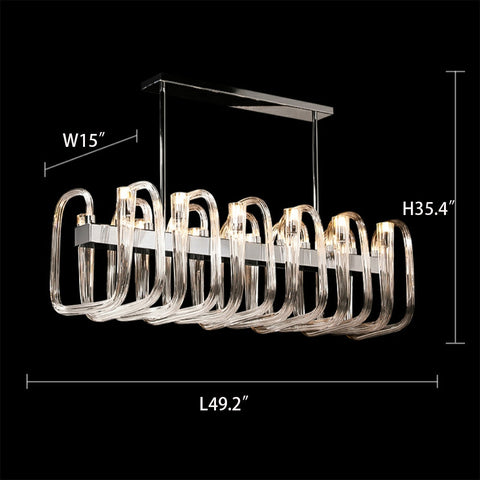 Lights Glass Chandelier Classic Candle Style Ceiling Light Fixture