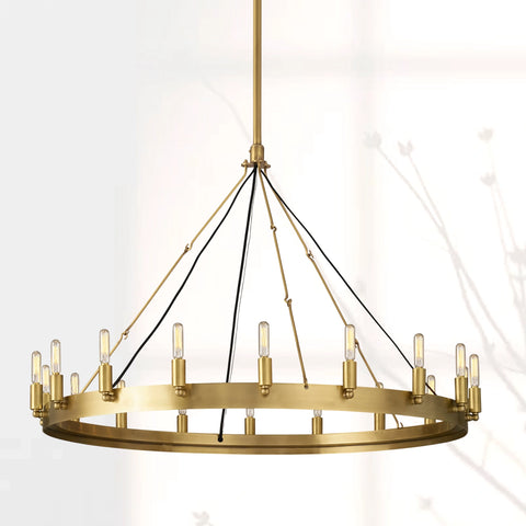 Camilio Vintage Filament Round Chandelier