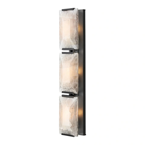 Carlow Calcite Triple Sconce