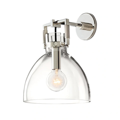 Zephyral Glass Cloche Sconce