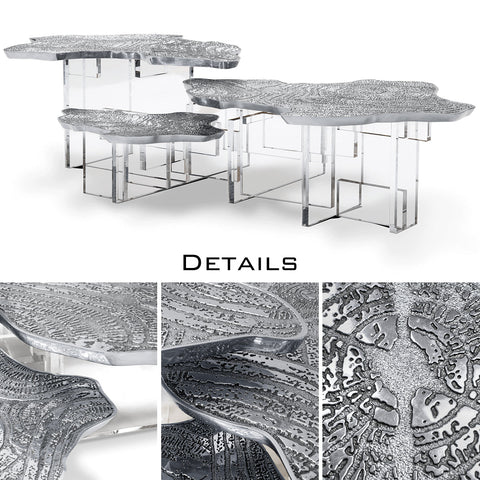 Brass Sculptural Form Coffee Table