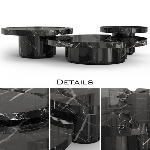 Brass Glass Gold Sculptural Form Coffee Table