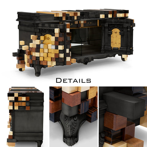 Mirrored Sideboard Buffet Cabinet
