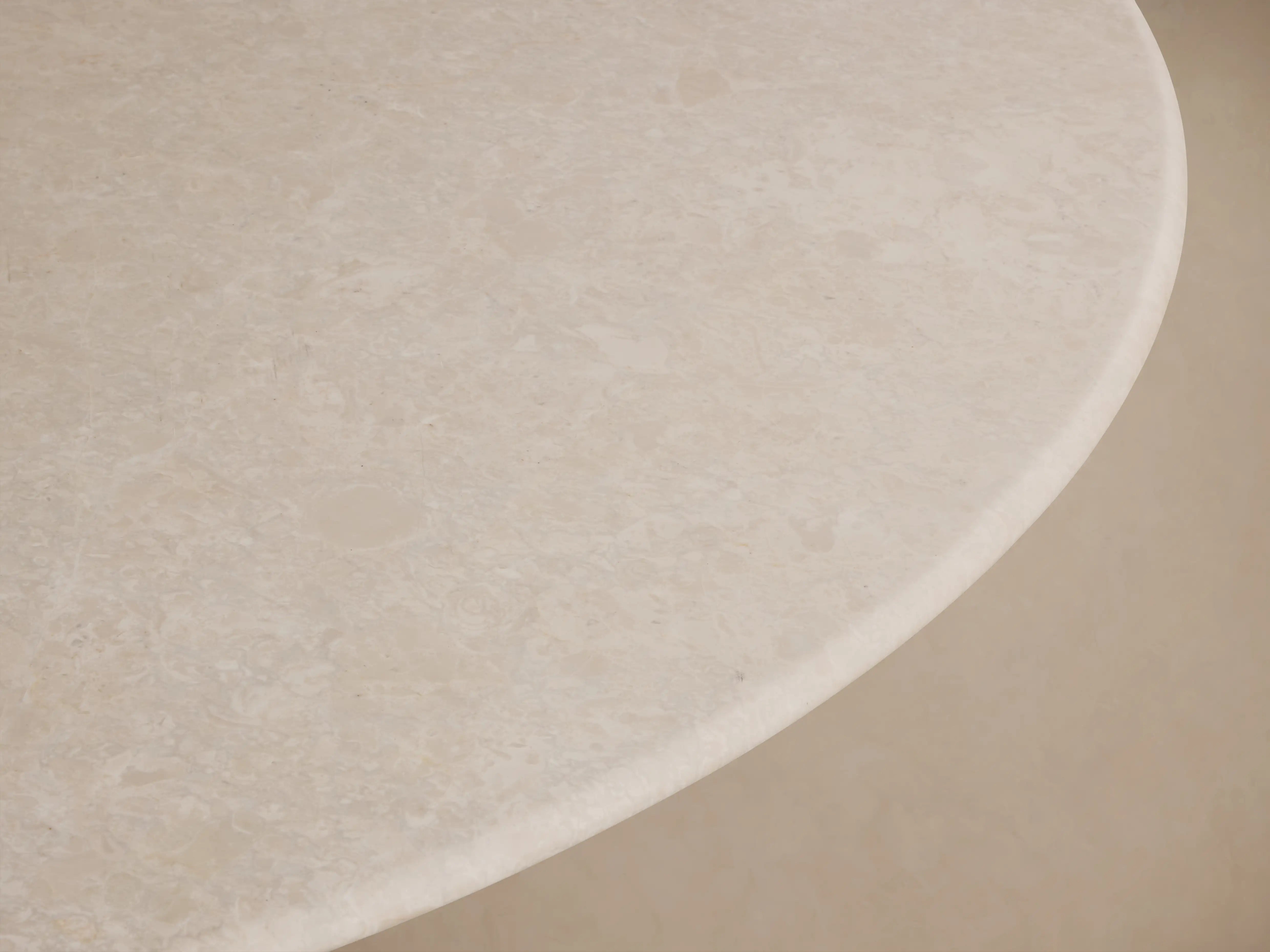 Saint Germain Round Marble Top Dining Table with Rennes Base
