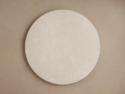 Saint Germain Round Marble Top Dining Table with Rennes Base