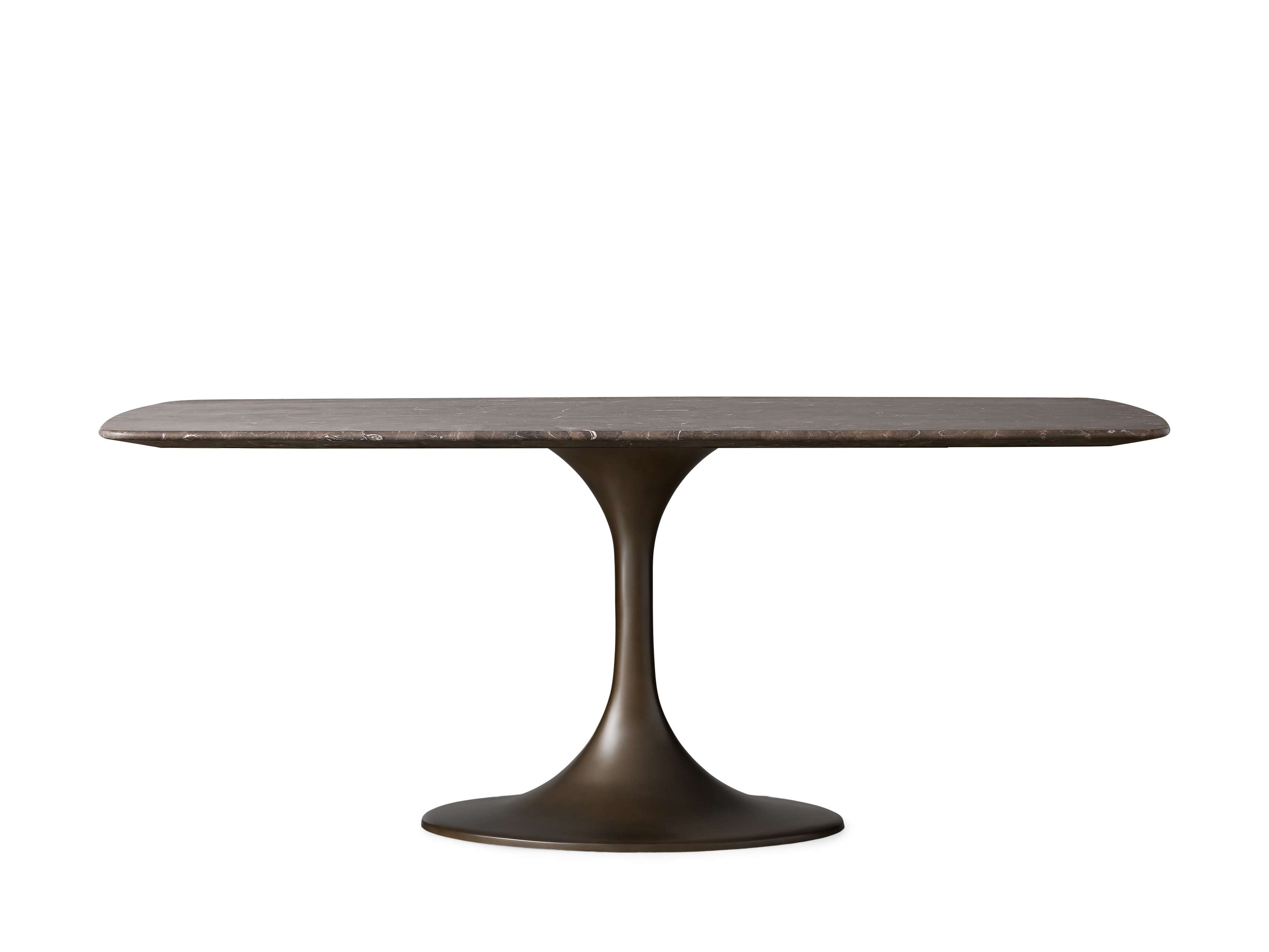 Saint Germain Stone Dining Table with Launette Base