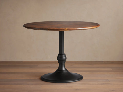 Jacob Round Wood Bistro Table with Wade Base