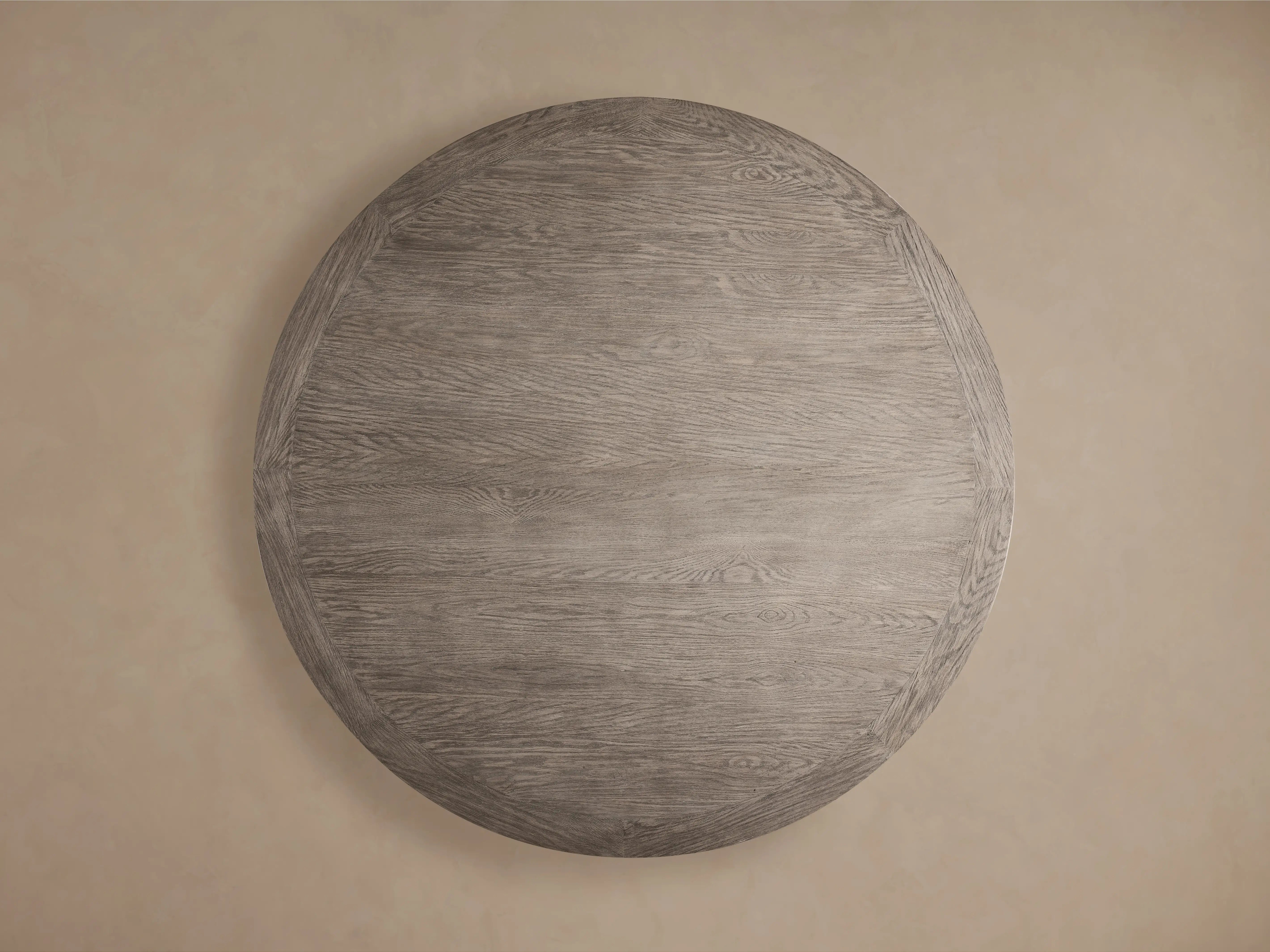 Kensington Round Dining Table Solid Oak Wood Artisanal Vintage Inspired Dining