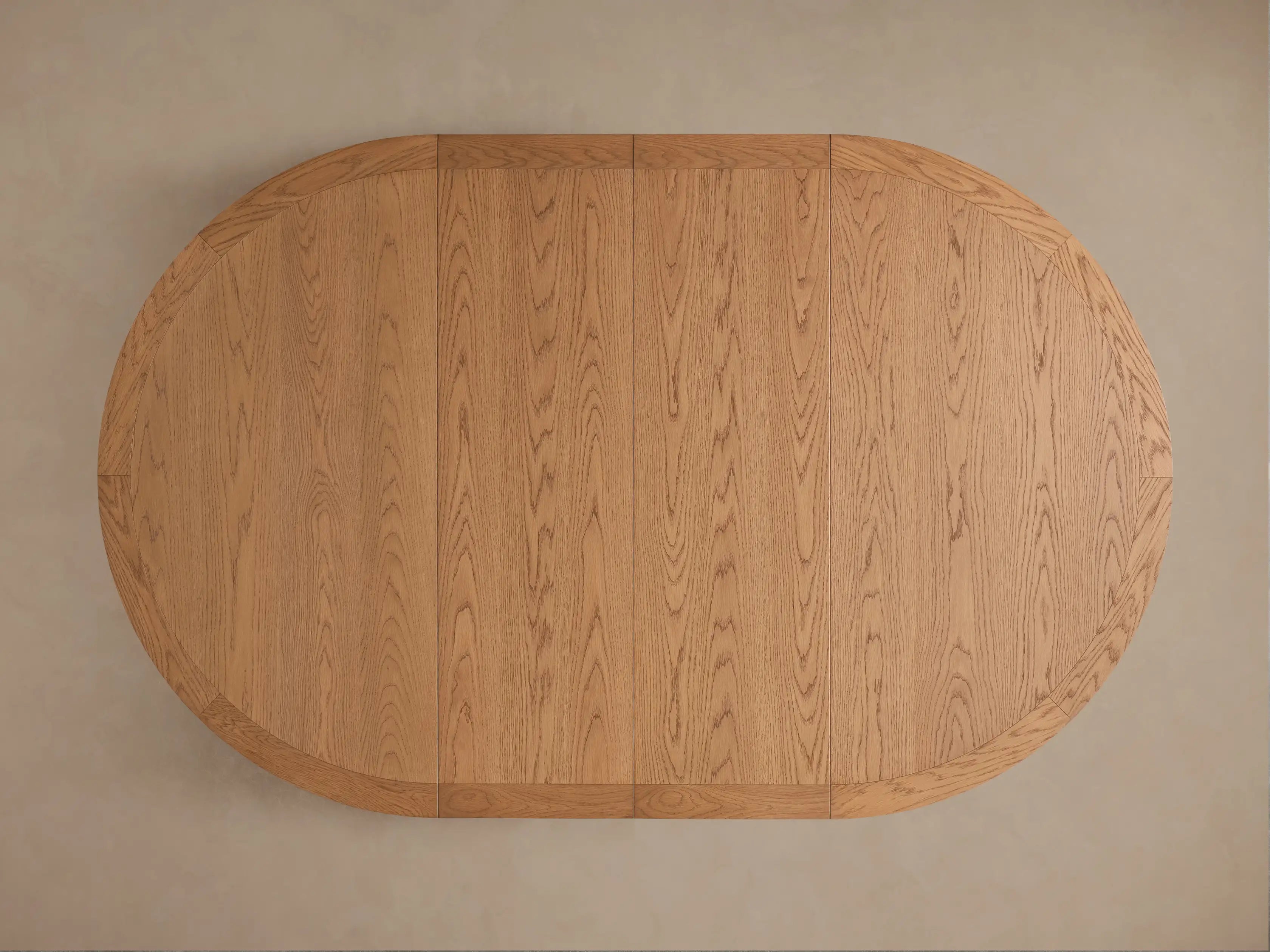 Leighton Extension Dining Table Oak Wood Rectangular Transitional Handcrafted