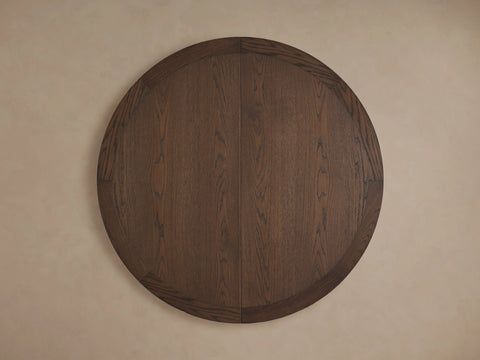 Leighton Extension Dining Table Oak Wood Rectangular Transitional Handcrafted