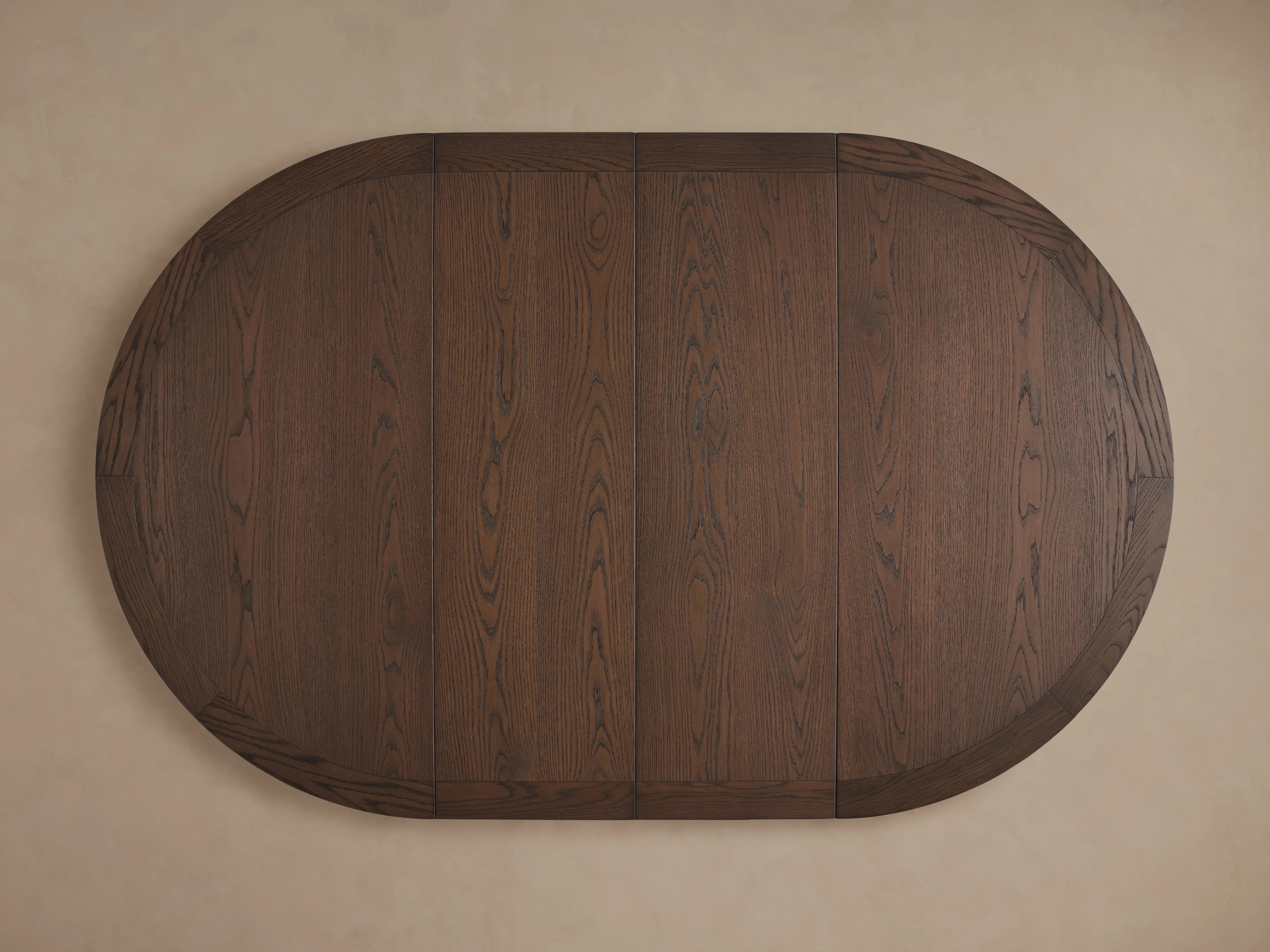 Leighton Extension Dining Table Oak Wood Rectangular Transitional Handcrafted