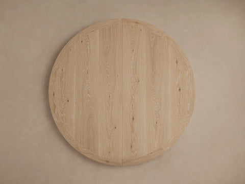 Leighton Extension Dining Table Oak Wood Rectangular Transitional Handcrafted