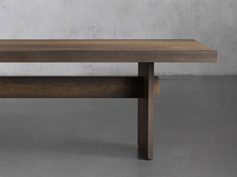 Mihaela 120" Dining Table in Chestnut