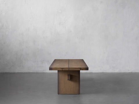 Mihaela 120" Dining Table in Chestnut