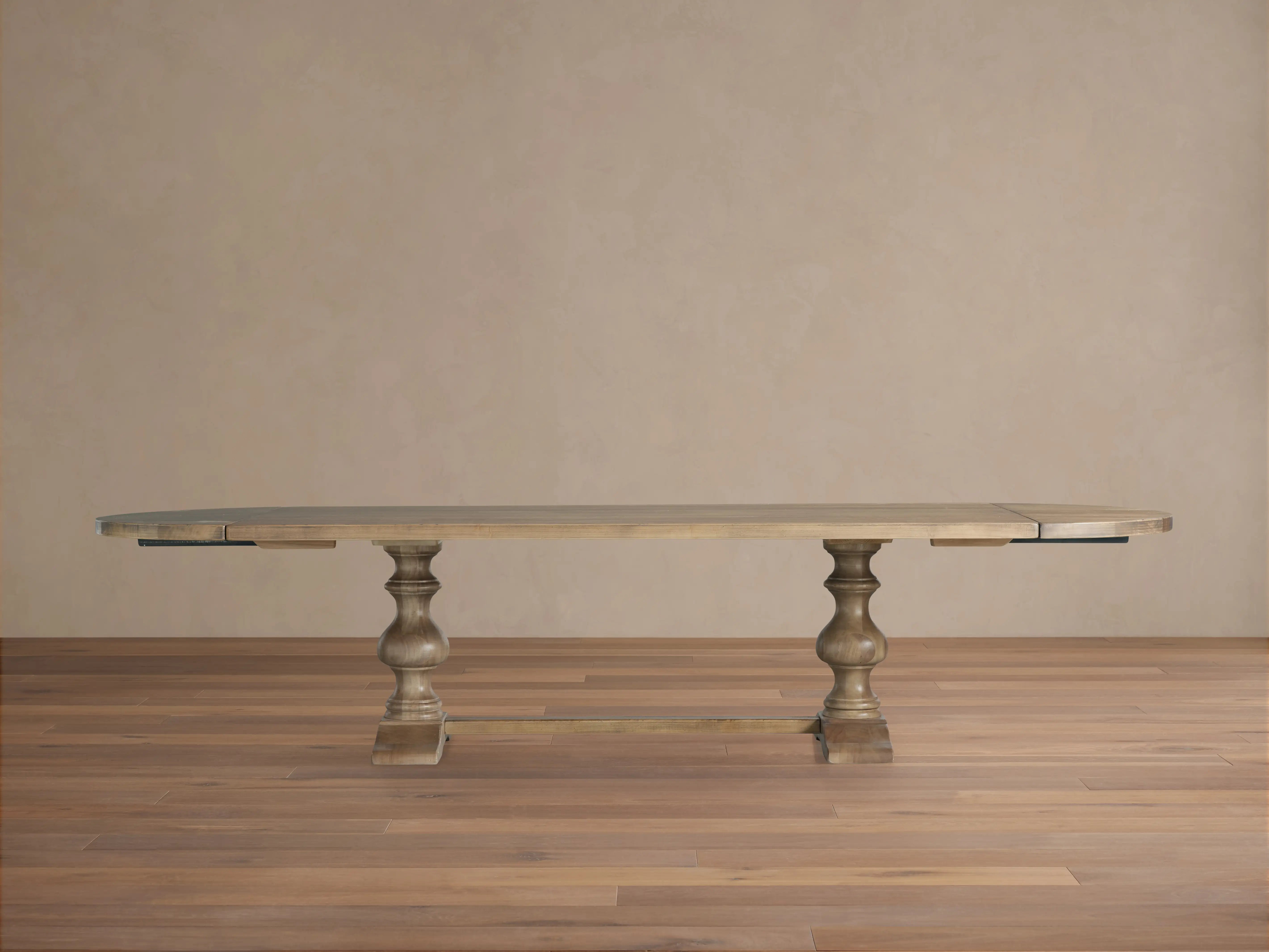 Tuscany Oval Extension Dining Table Wood Old World Italian Style Dining Room Furniture