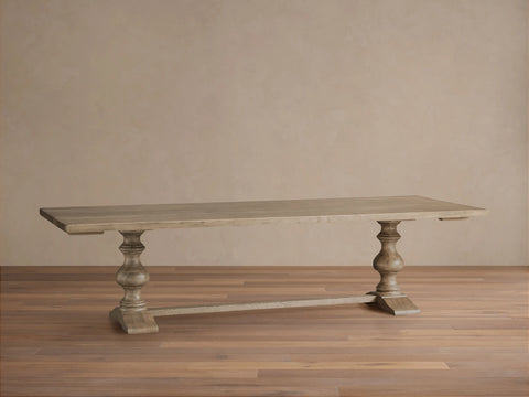 Tuscany Oval Extension Dining Table Wood Old World Italian Style Dining Room Furniture