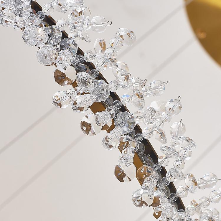 Housegent Nora Halo Crystal Chandelier