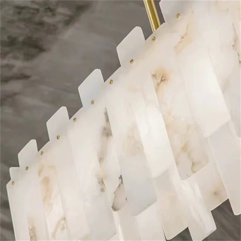 Venus Alabaster Linear Chandelier