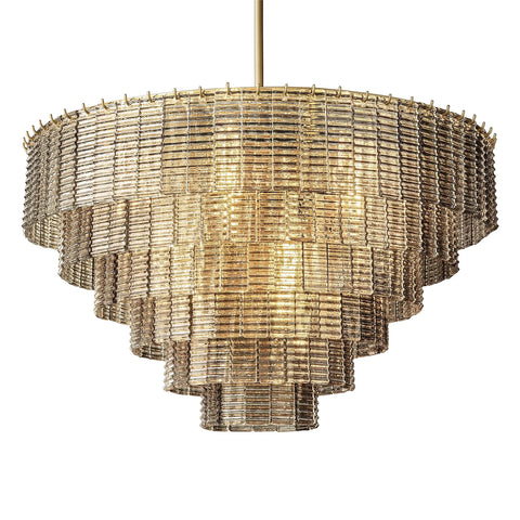 Mirene Glass Round Chandelier