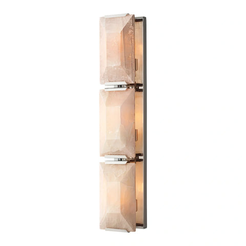 Carlow Calcite Triple Sconce