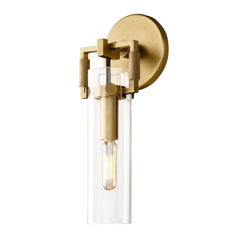 Zephyral Glass Cylinder Sconce