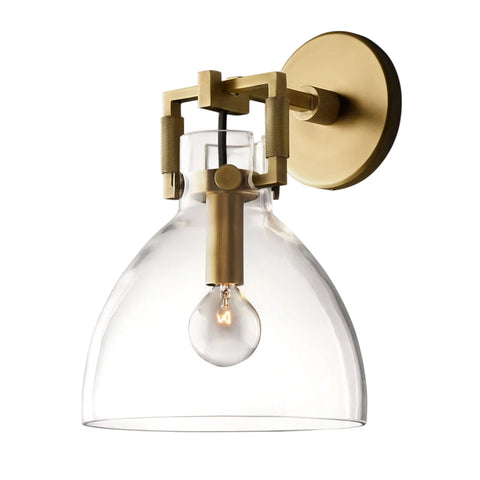 Zephyral Glass Cloche Sconce