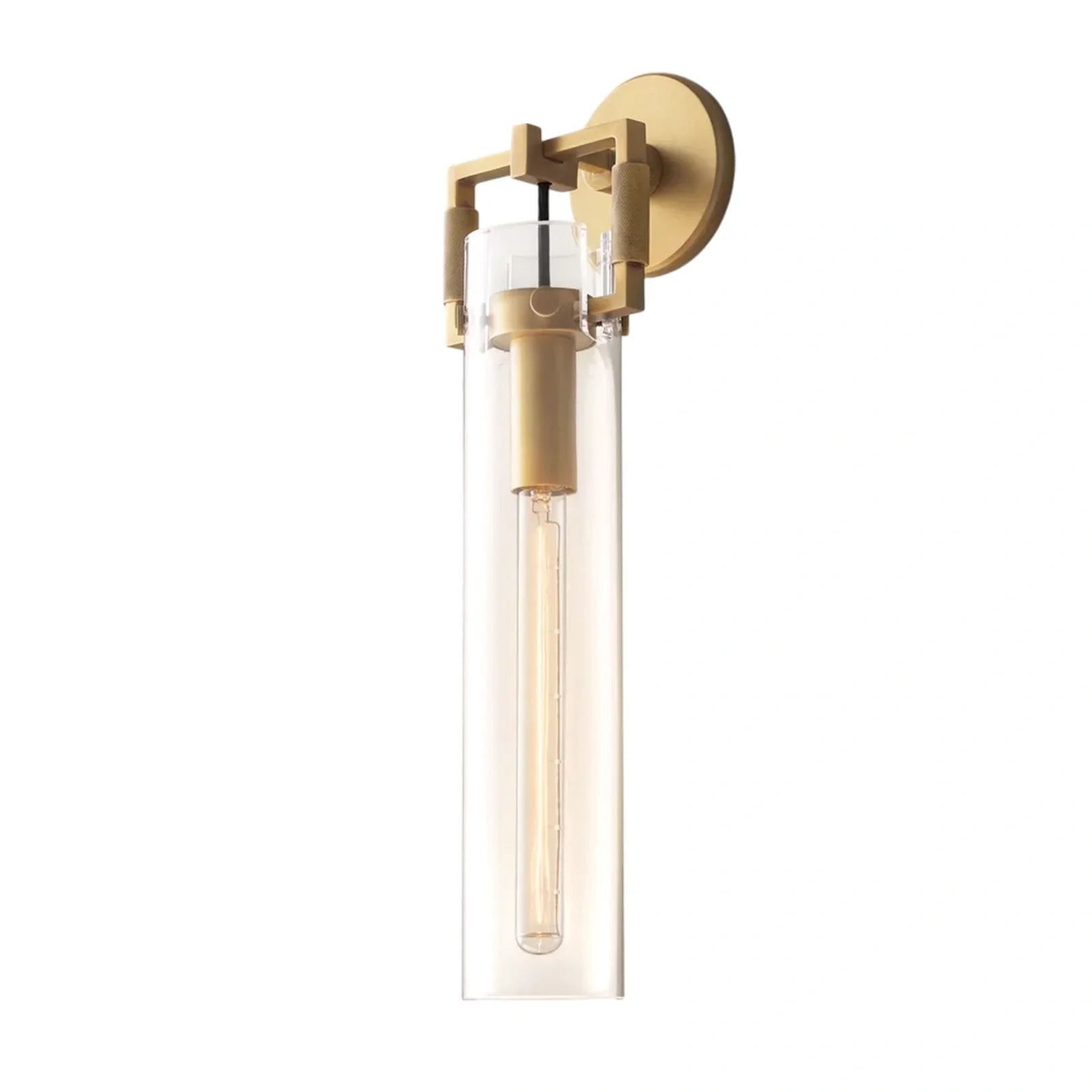 Zephyral Glass Cylinder Sconce