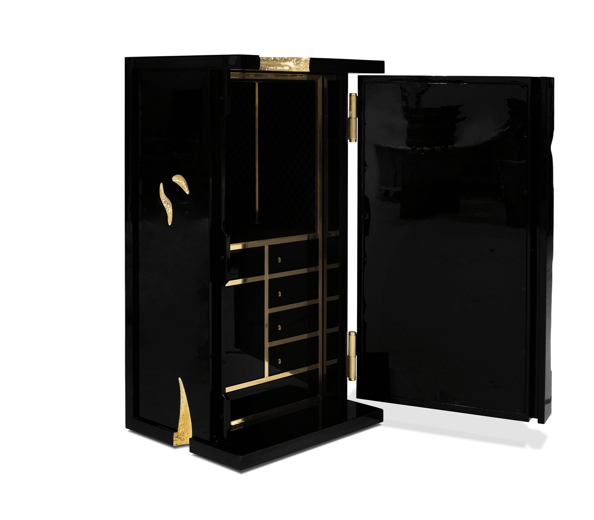 Collectible Vault Safe with Gold-Plated Finish and Secret