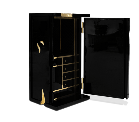 Collectible Vault Safe with Gold-Plated Finish and Secret