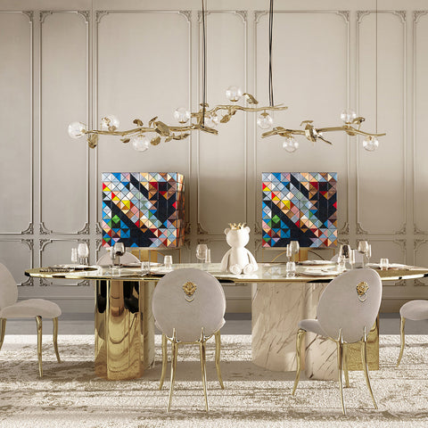Mirrored Lacquer Black Bar Cabinet