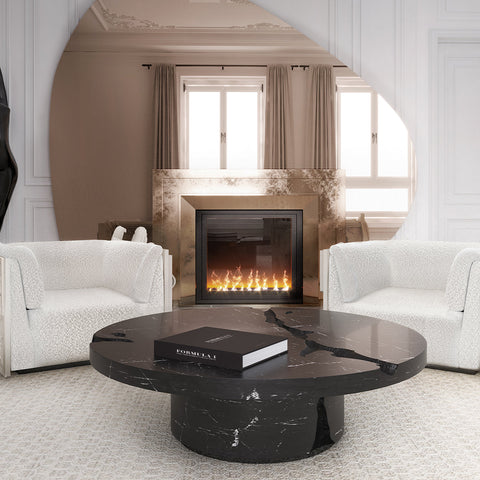 Brass Glass Gold Sculptural Form Coffee Table