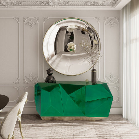Emerald Green Sideboard Cabinet