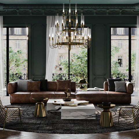 Black Sculptural Form Coffee Table