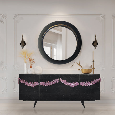 Black Sideboard Buffet Cabinet